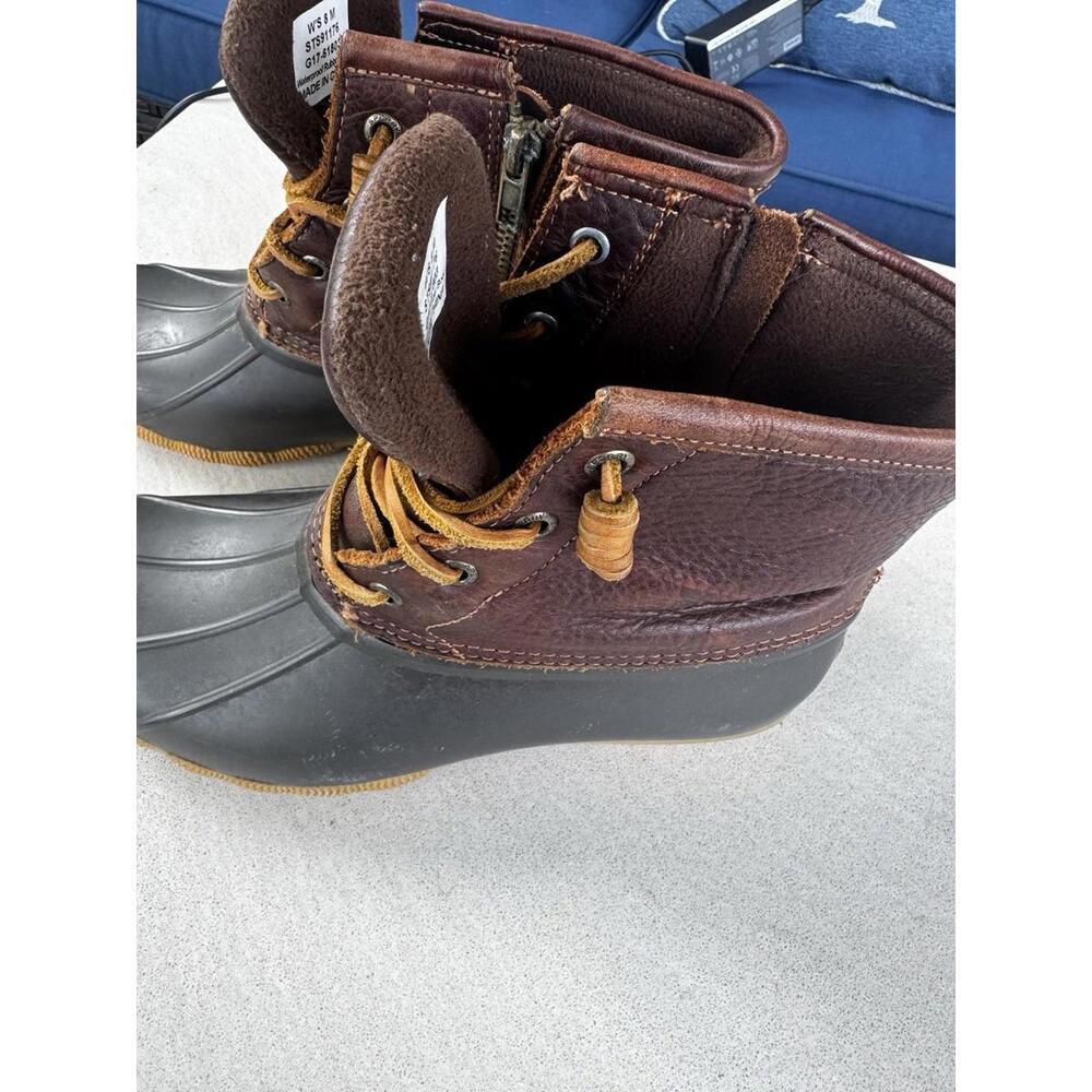 Sperry Topsider Women's Waterproof Rubber Boots Sz 8M Duck Style